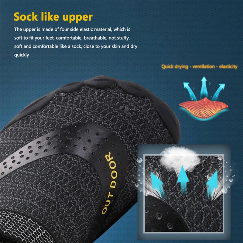 (image for) TENGOO Beach Wading Sandal Quick Dry Non-Slip Breathable Surf Fishing Fitness Water Sports Shoes